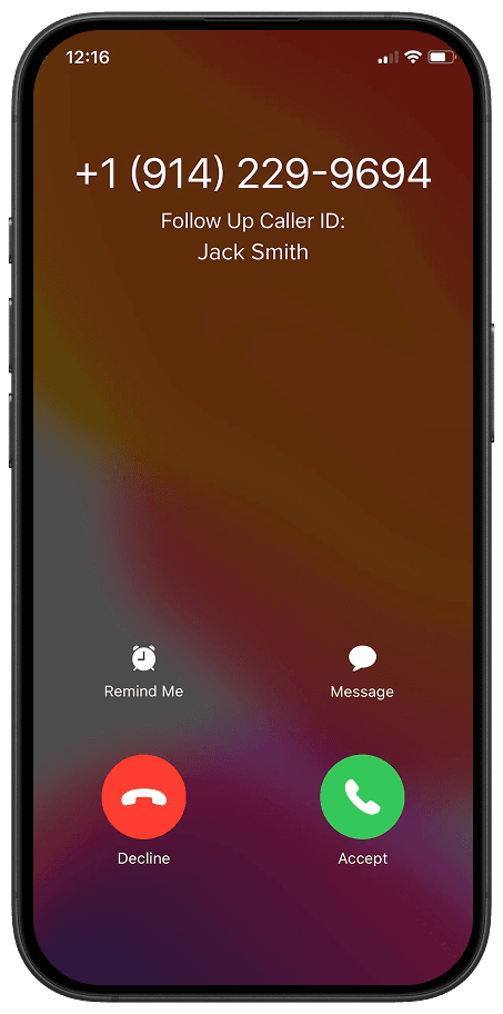Phone interface demonstration